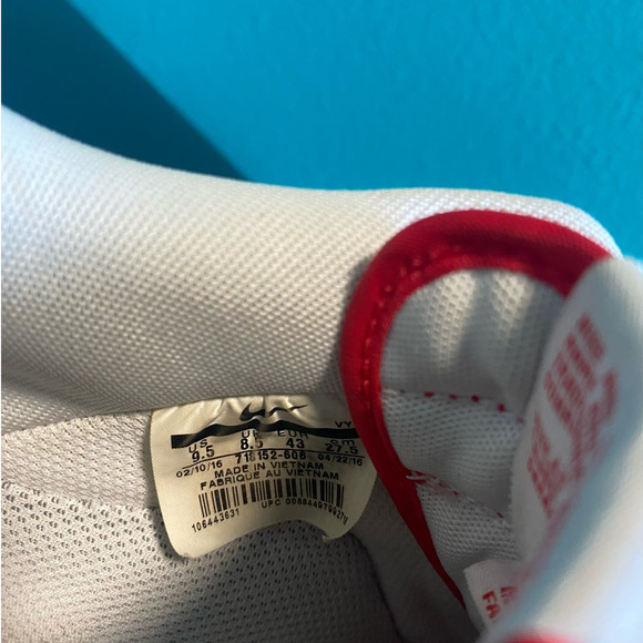 Nike Air Force 1 Red Dragon Sneakers 718152-606 Men's 9.5 - Picture 10 of 14